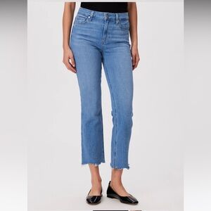 Paige Cindy Crop Straight Jeans